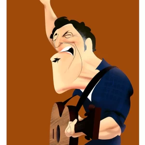 Poster Bruce Springsteen Luis Grañena