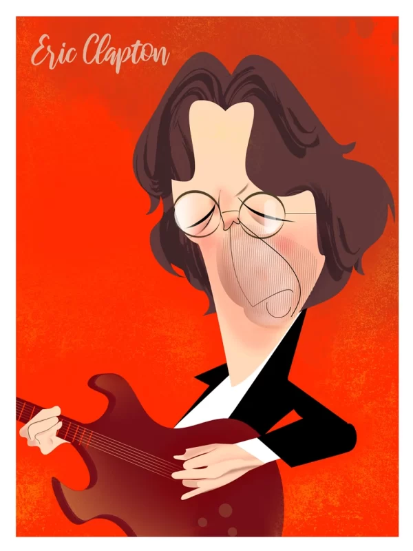 Poster Clapton Luis Grañena