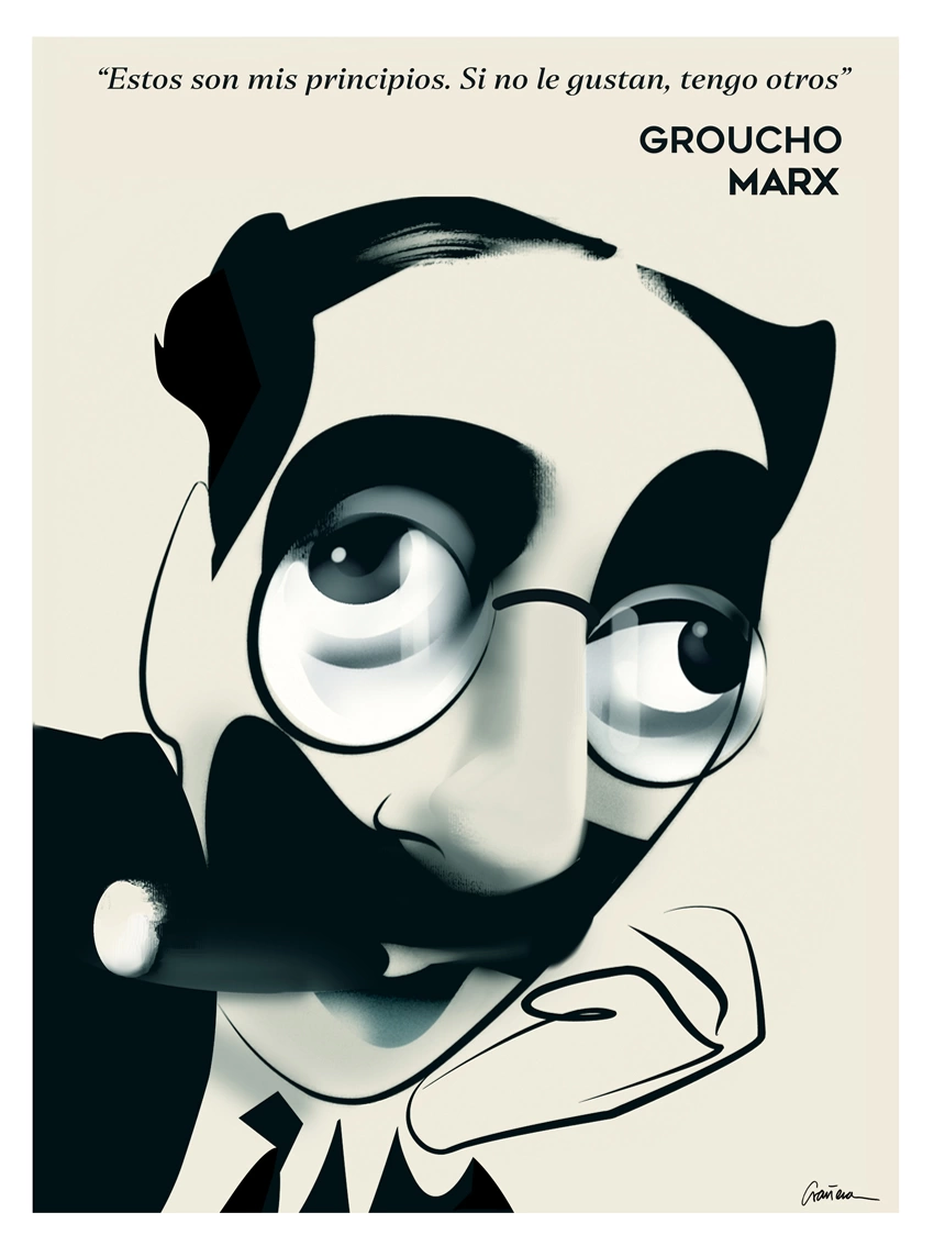 Poster Groucho Luis Grañena