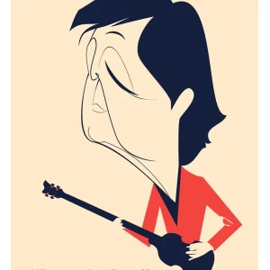 paul mccartney poster luis grañena the beatles