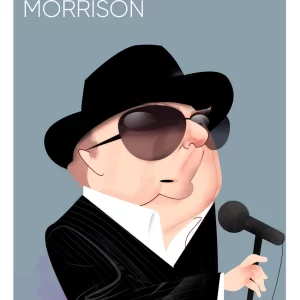Van Morrison poster luis grañena